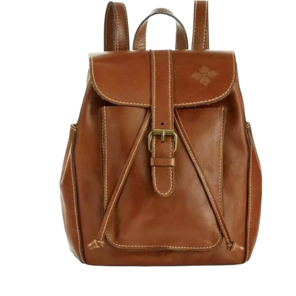 Patricia Nash Handbags - Patricia Nash Brown Heritage Aberdeen Leather Backpack